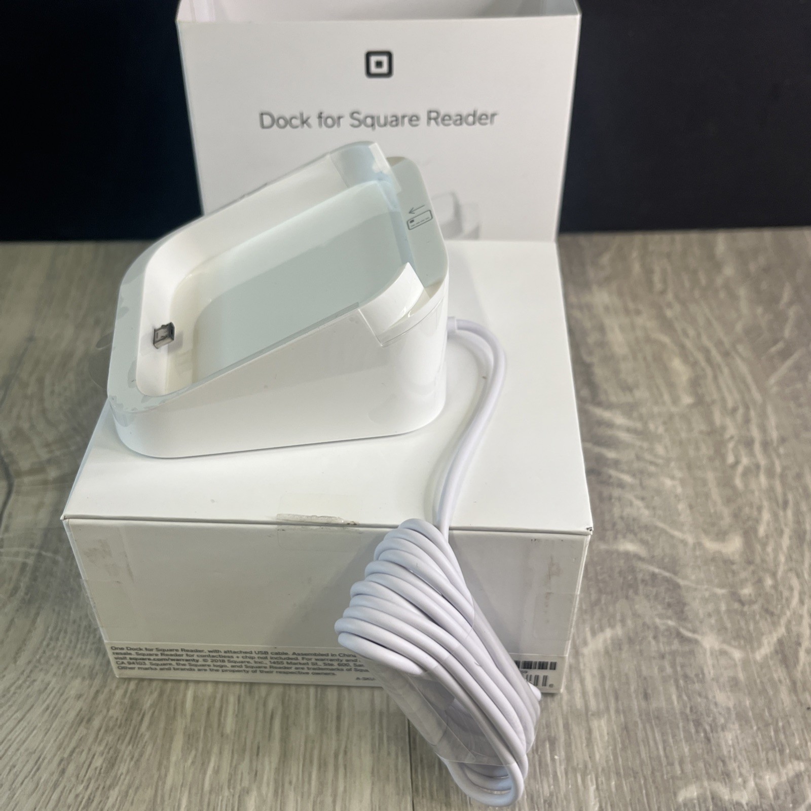 Square A-SKU-0120 Dock for Square Reader Contactless Credit Card Reader Open Box