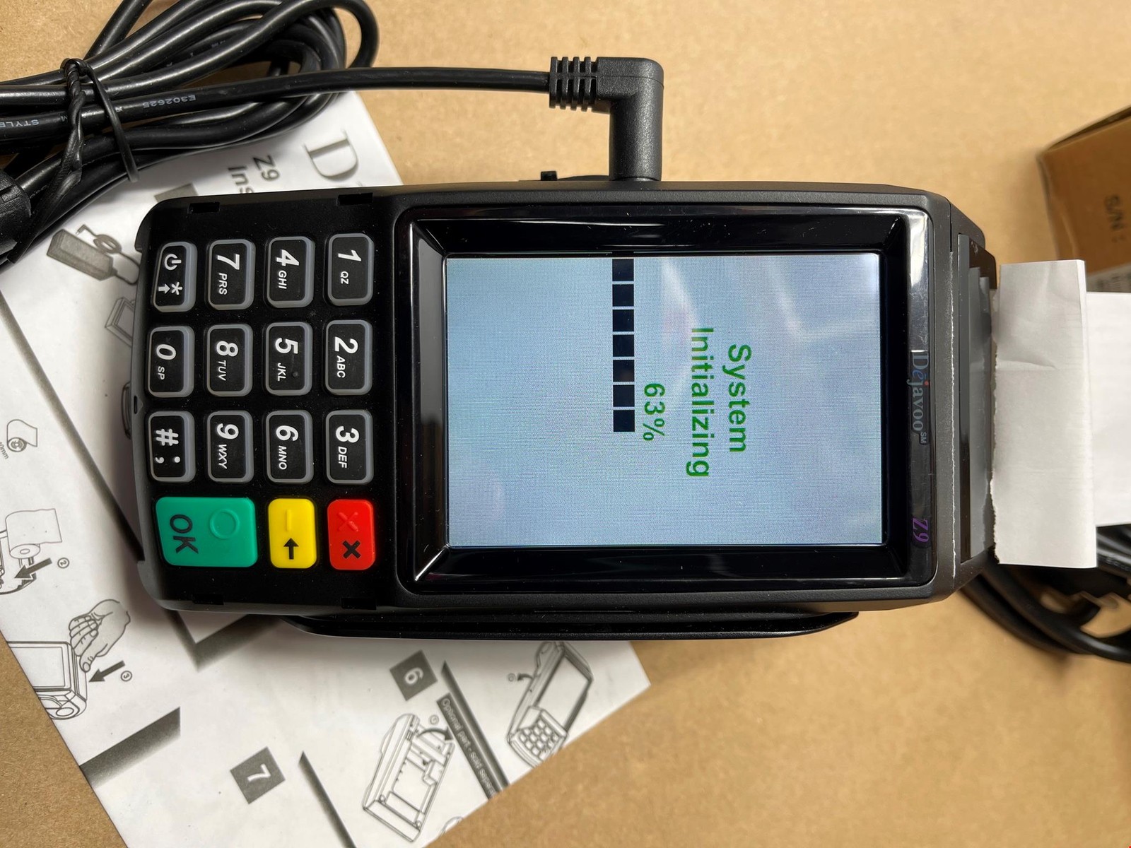 Dejavoo Systems VEGA3000 Wireless Credit Card Payment Terminal WiFi