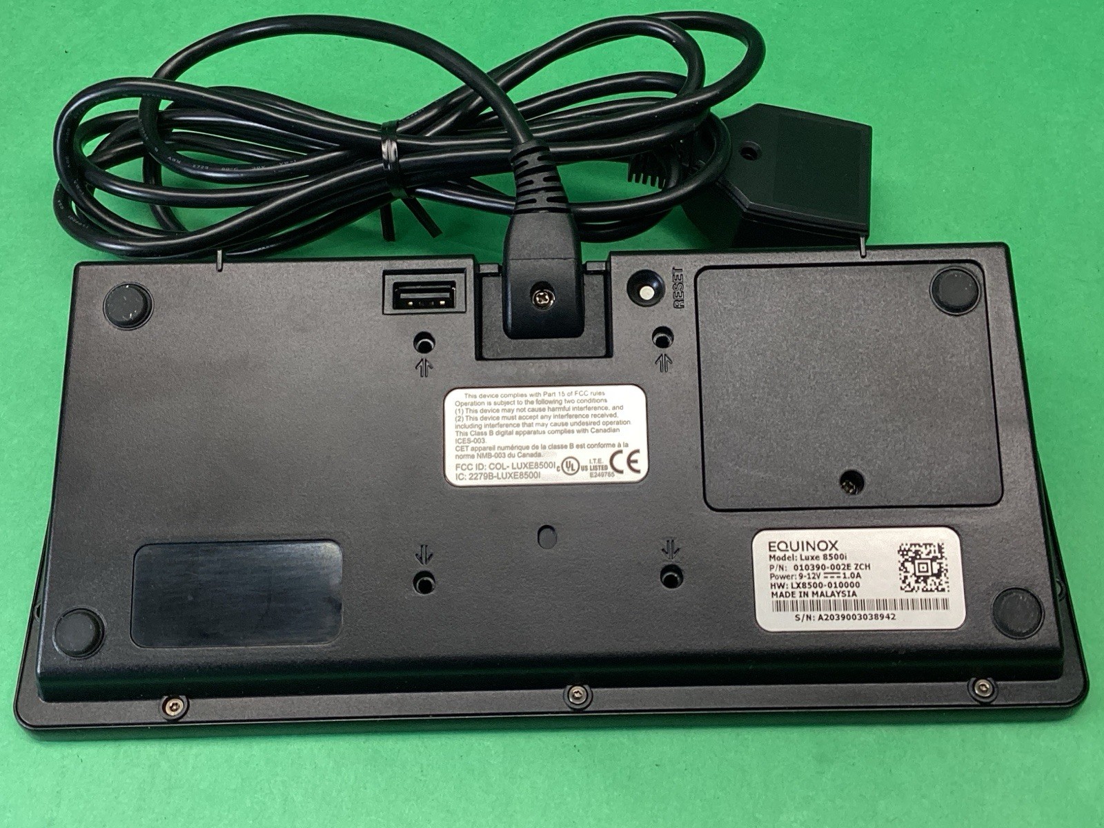 Equinox Luxe 8500i Touchscreen Payment Terminal POS 010390-002E – UNTESTED