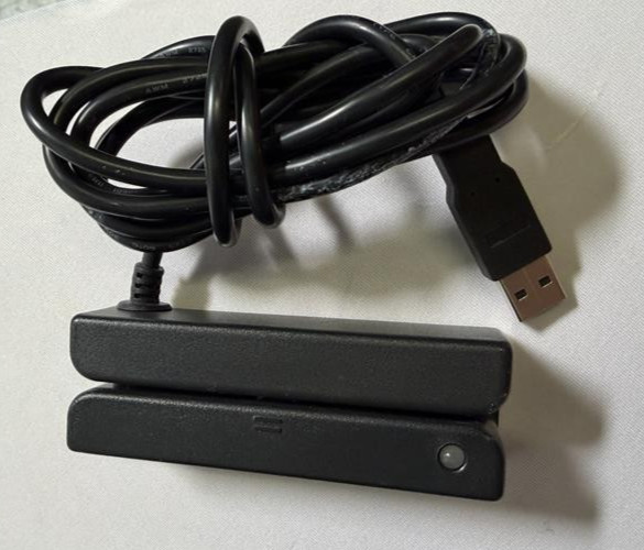 ZBA ZAUM123-UL Credit Card Swiper mag magnetic stripe reader USB 3 track 1/2/3