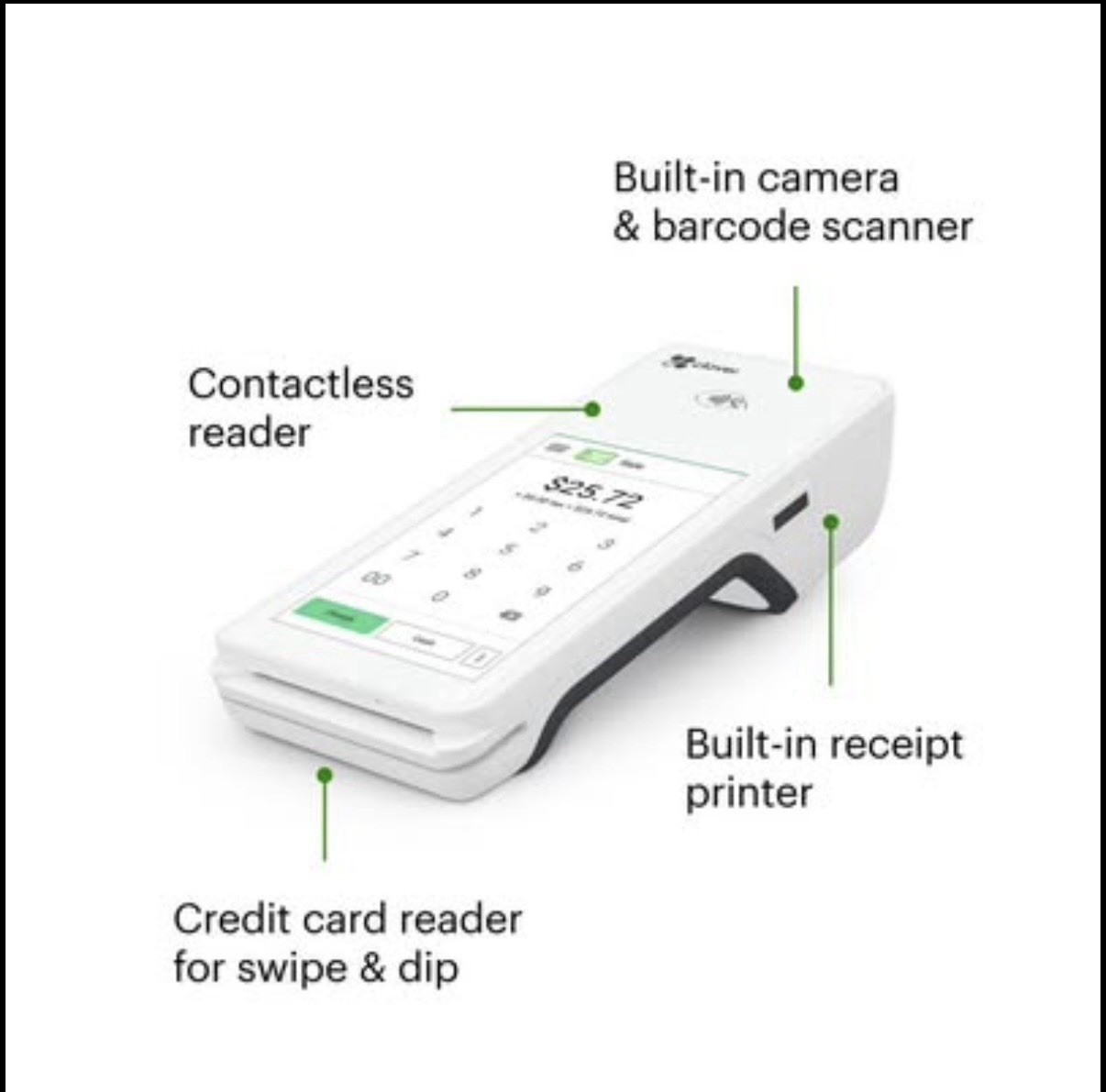 Clover Flex 2nd Generation Portable Terminal WiFi POS System (2022)
