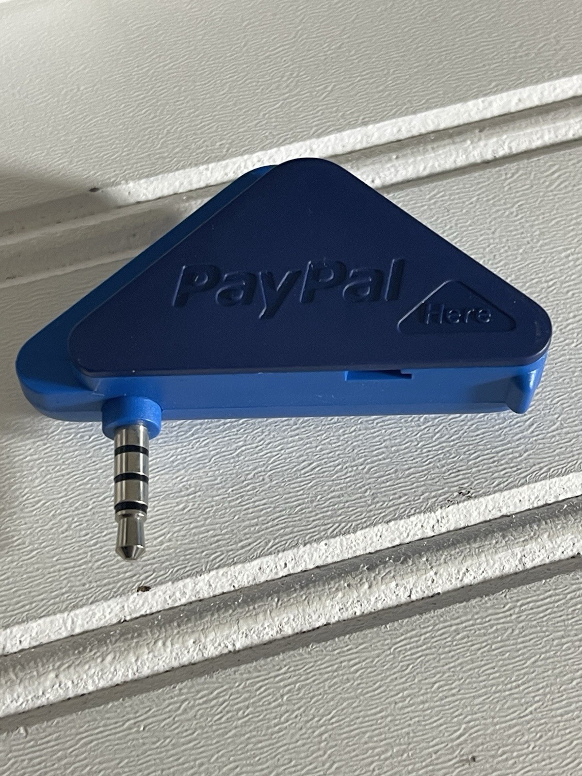 PayPal Here Triangular AUX 3.5mm Port Headphone Jack Credit Debit Card Reader