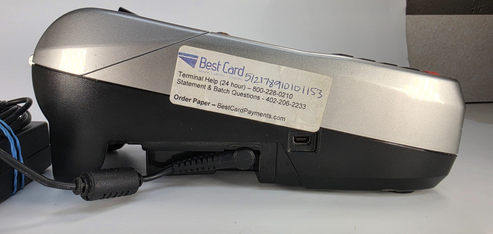 First Data FD130 Credit Card Terminal EMV NFC Dial/IP w/ Power Supply Tested