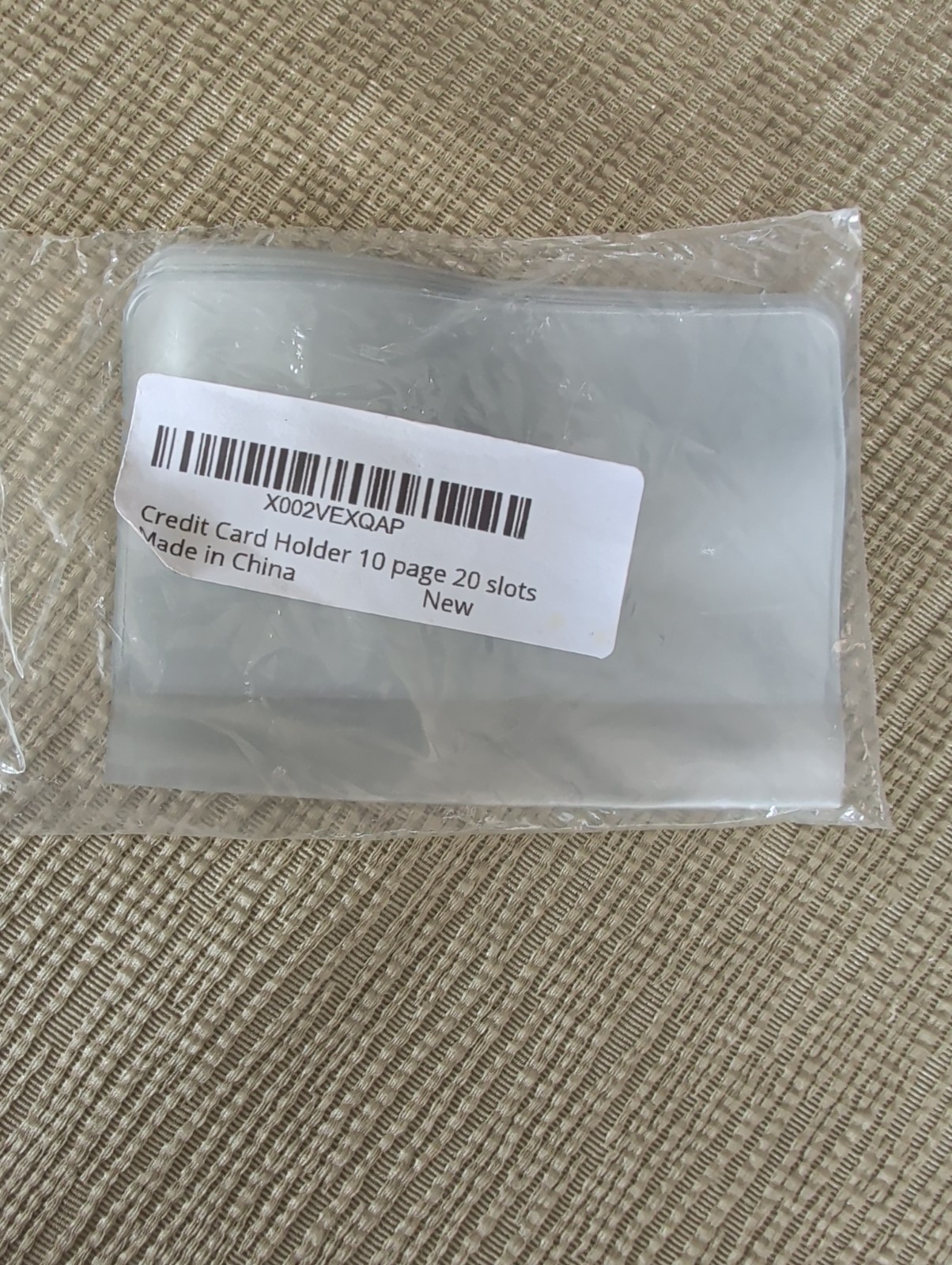 Credit Card Holder 10 Page 20 Slots