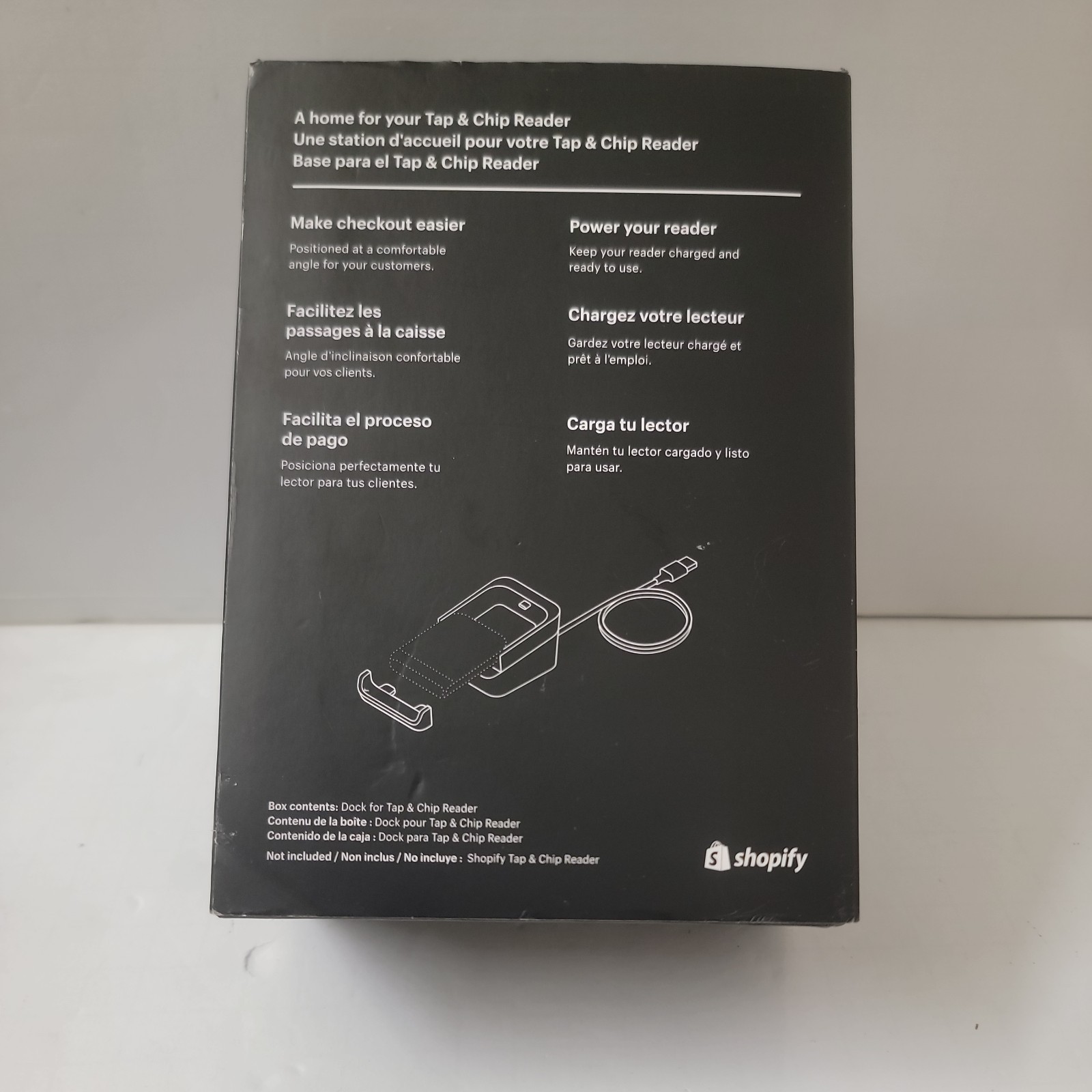 Shopify Dock for Tap and Chip Reader