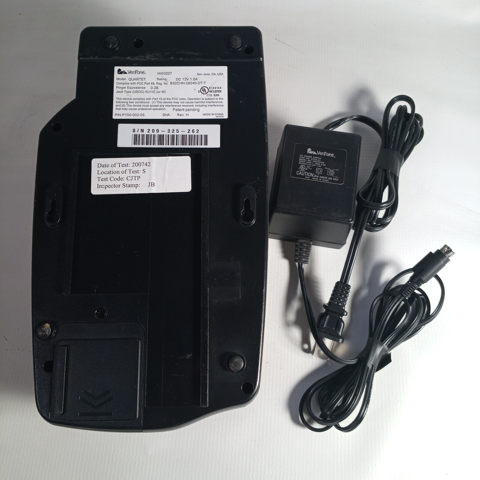 TeleCheck Eclipse Verifone Quartet Credit Card Processor P100-002-05