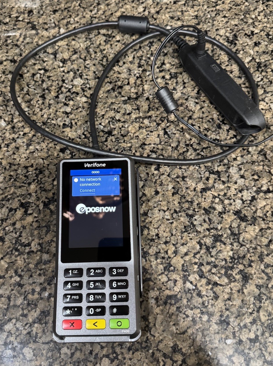 Verifone P400 Plus Credit Card Reader Touchscreen Bluetooth Touchpad Terminal