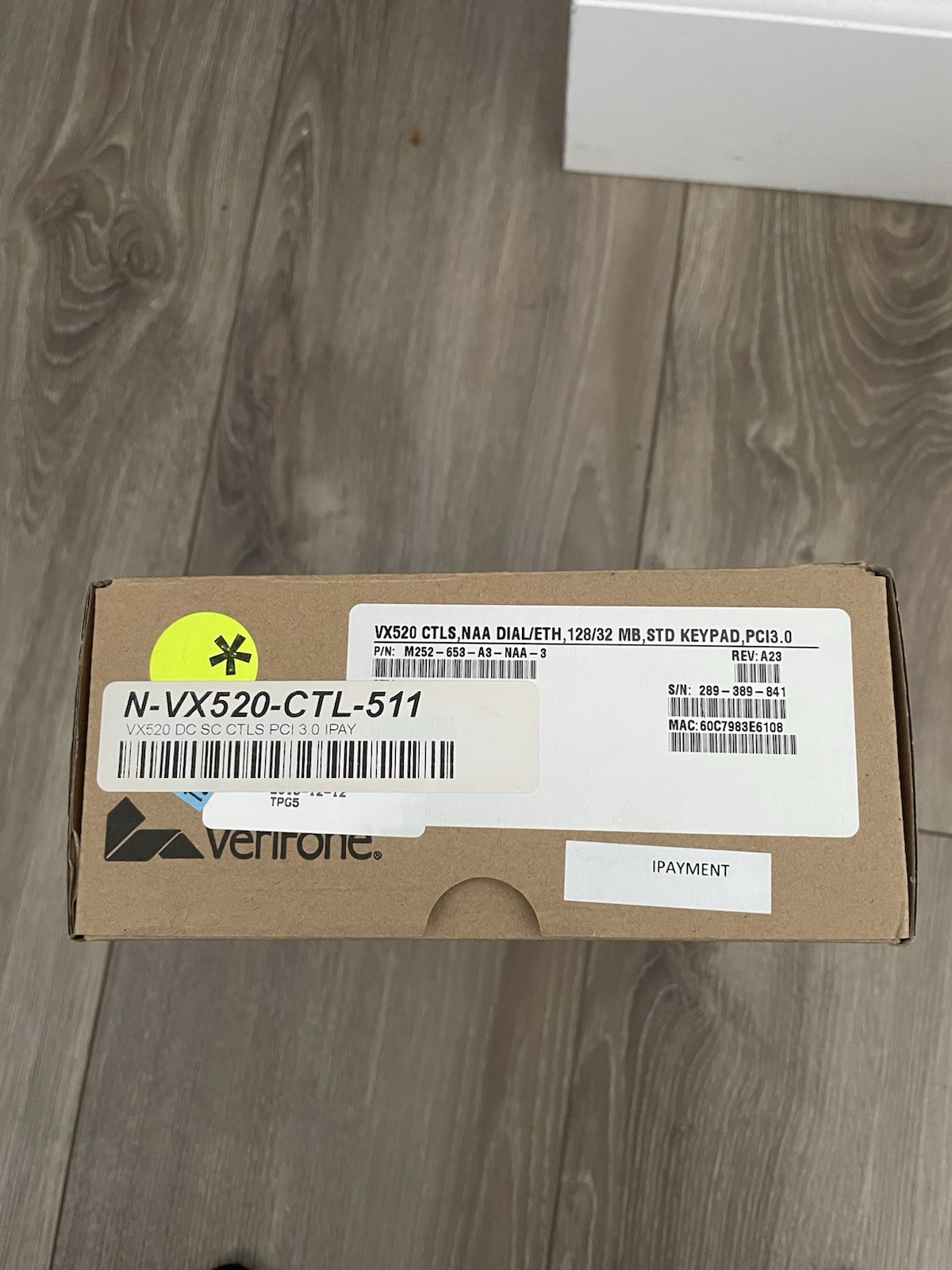 VeriFone VX 520 Wired Credit Card Terminal, VX Series Card Payment Terminal
