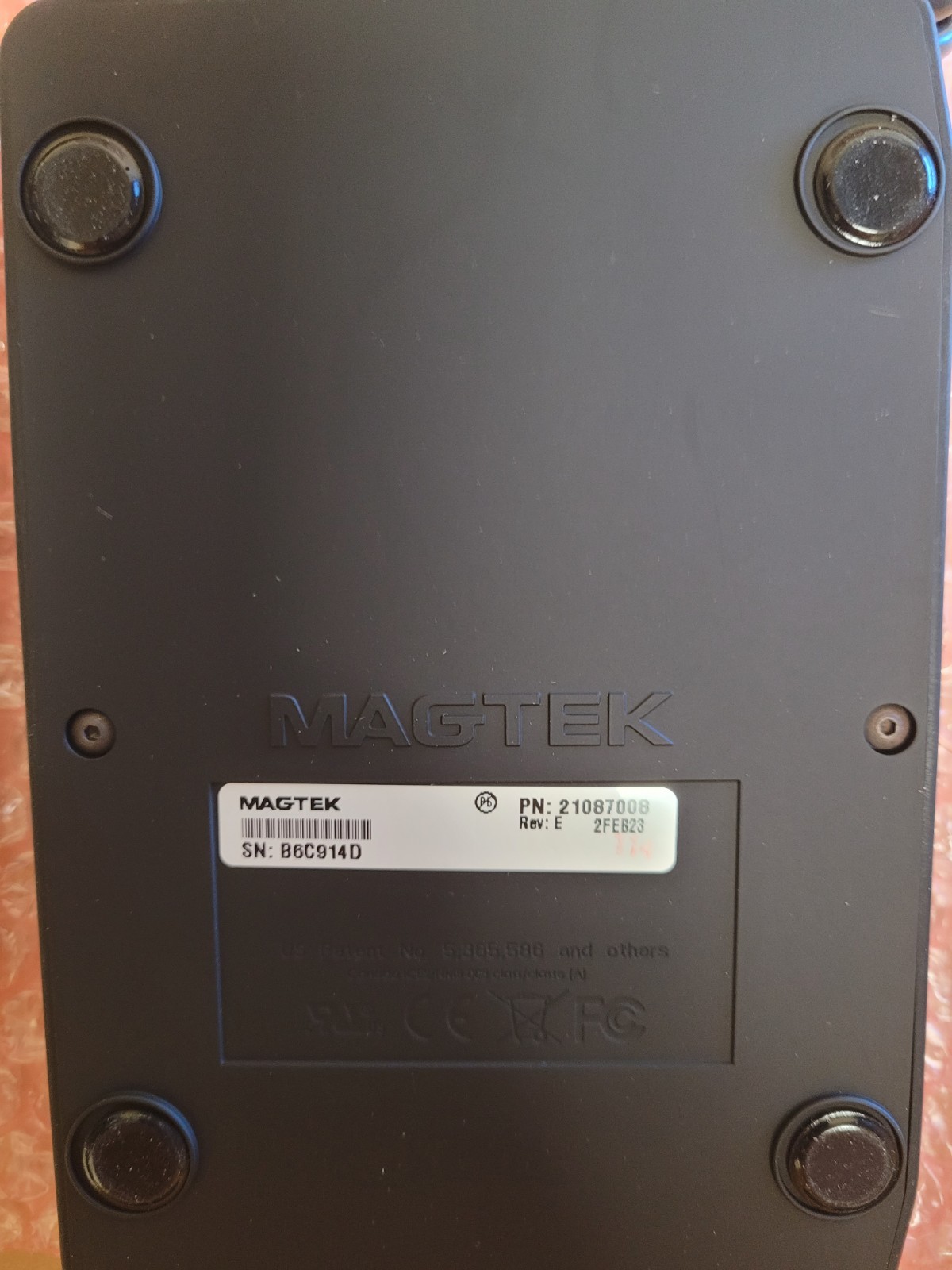 LOT OF 15 Magtek 21087008, Rev D, E, and G USB Card Reader – OPEN BOX