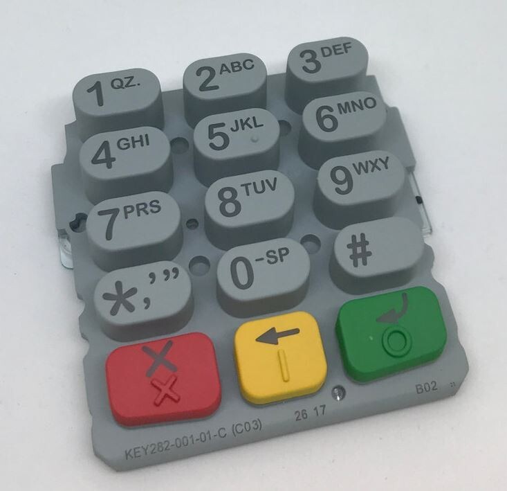 New VERIFONE VX 820 Assy STD Ansi Keypad KEY282-001-01-C