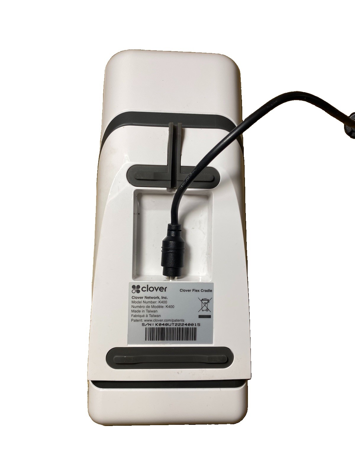 Clover Flex C403 POS Terminal w/ PIN, Base Charger & Sleeve – Merchant Locked B3