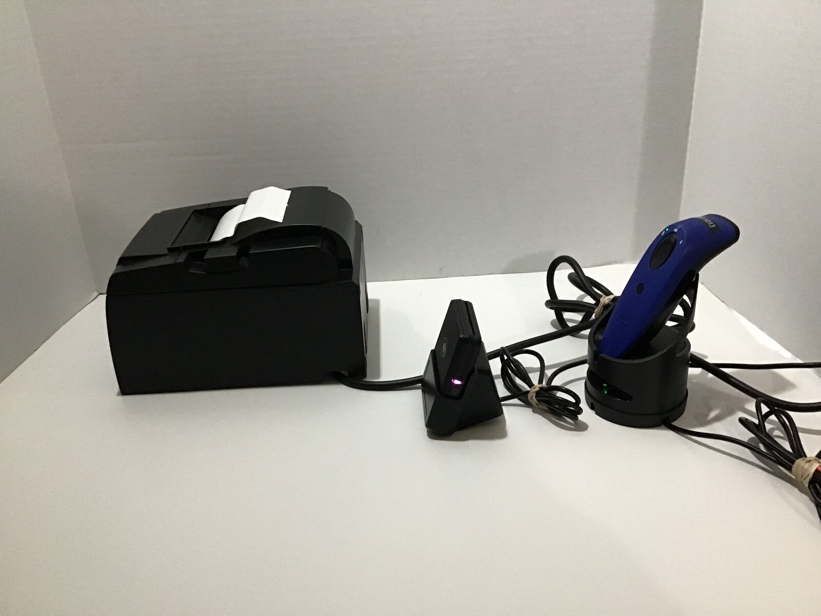 Star TSP100III Thermal Printer,BBPAS CHB2x card reader,Socket Mobile holder