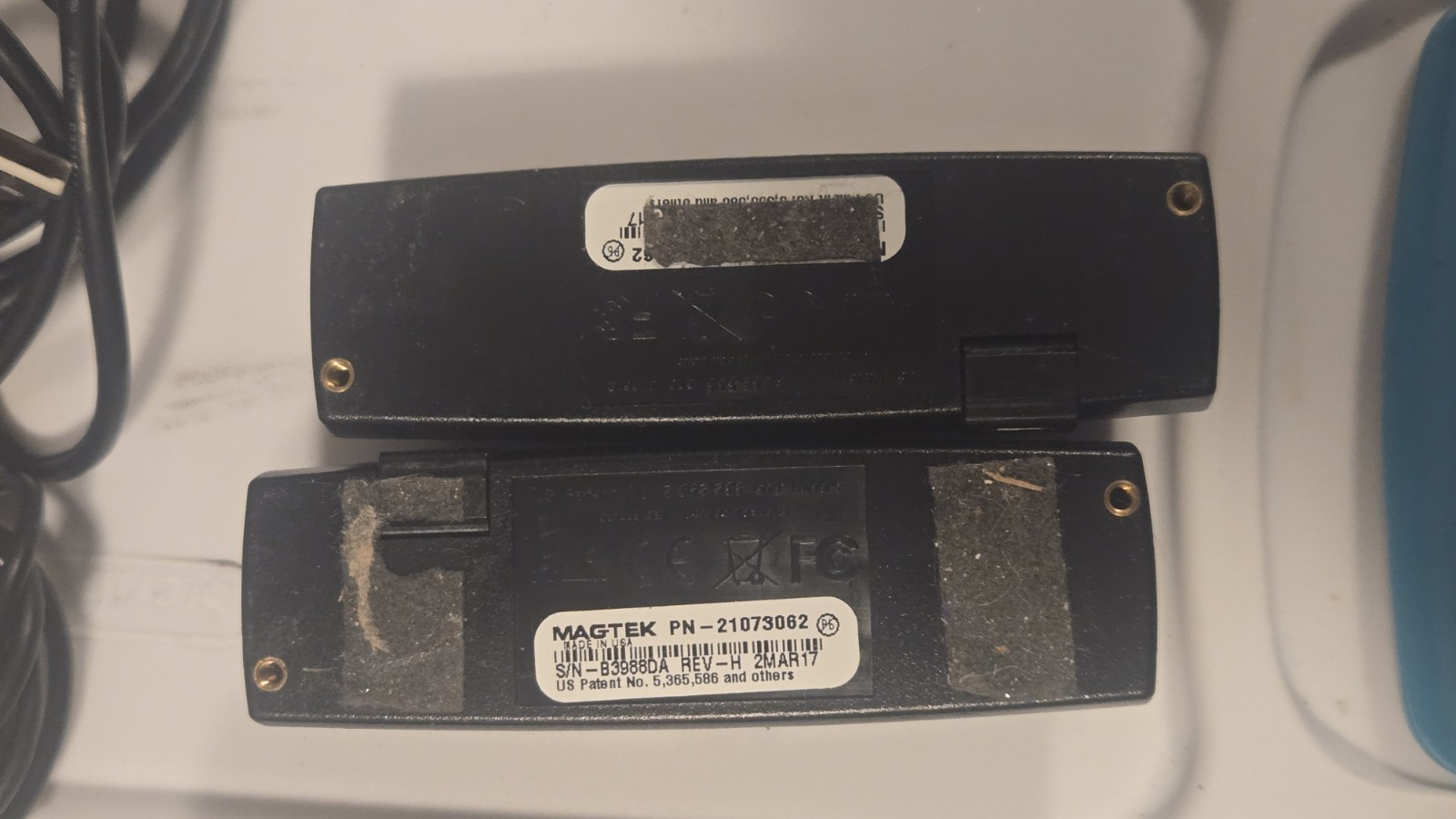 MagTek USB Magnetic Stripe Credit Card Reader Swipe Scanner PN 21073062 Tested