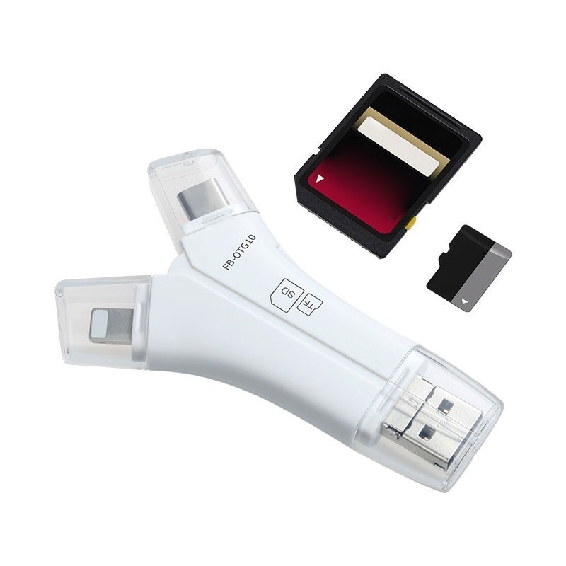 FB-OTG10 Multifunctional TF/SD Card Reader for DSLR Camera Memory Cards os67