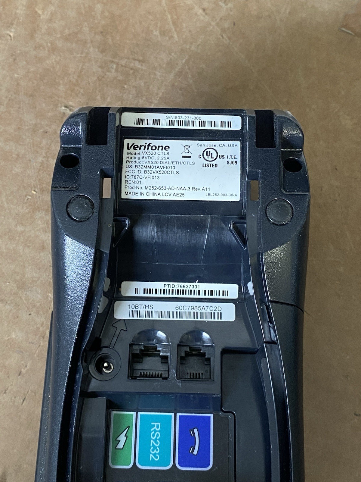 Lot Of 20 Genuine Verifone VX520 CTLS Card Terminal Machine M252-653-A3-NAA-3