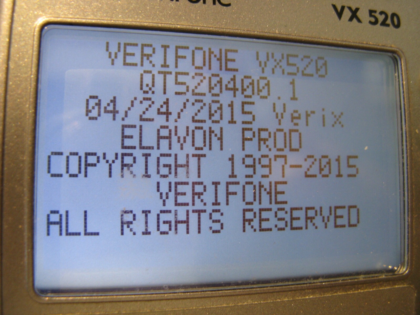 VeriFone Vx680/3G Wireless+EMV+NFC ***only for ELAVON*** w/Warranty***