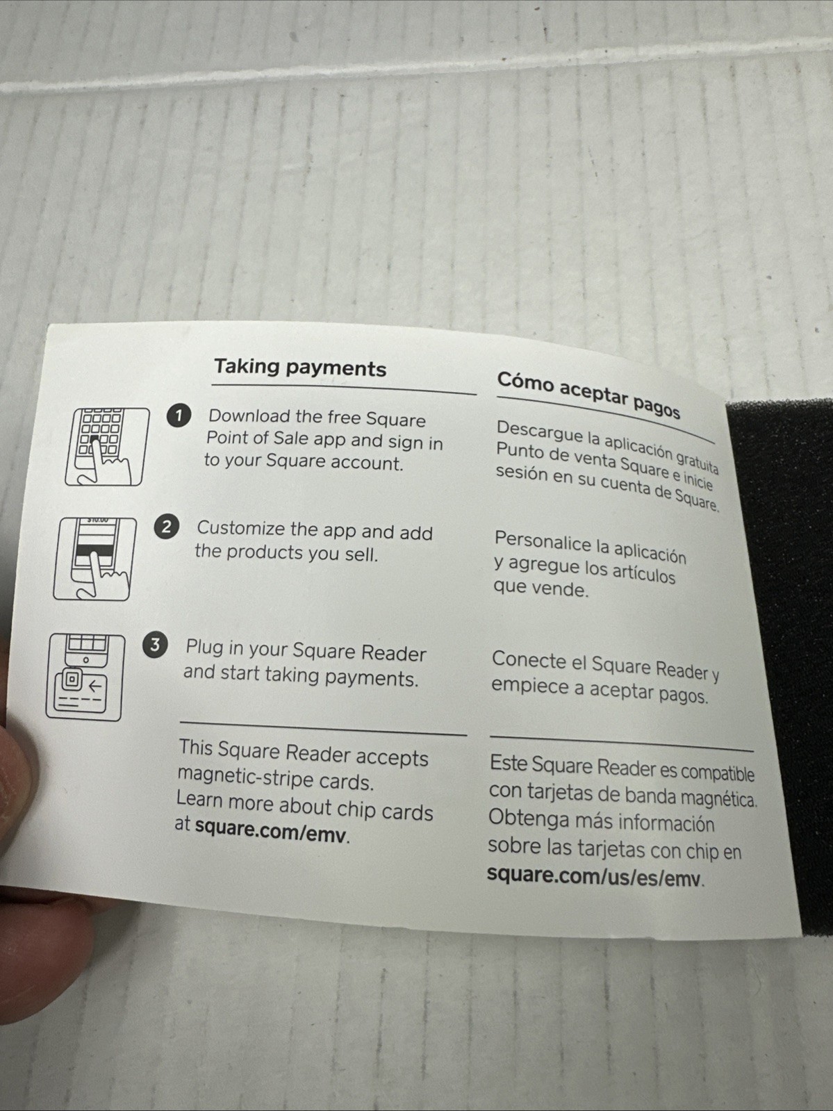 Square 2014 Credit Card Reader for Payments (3.5mm Jack)