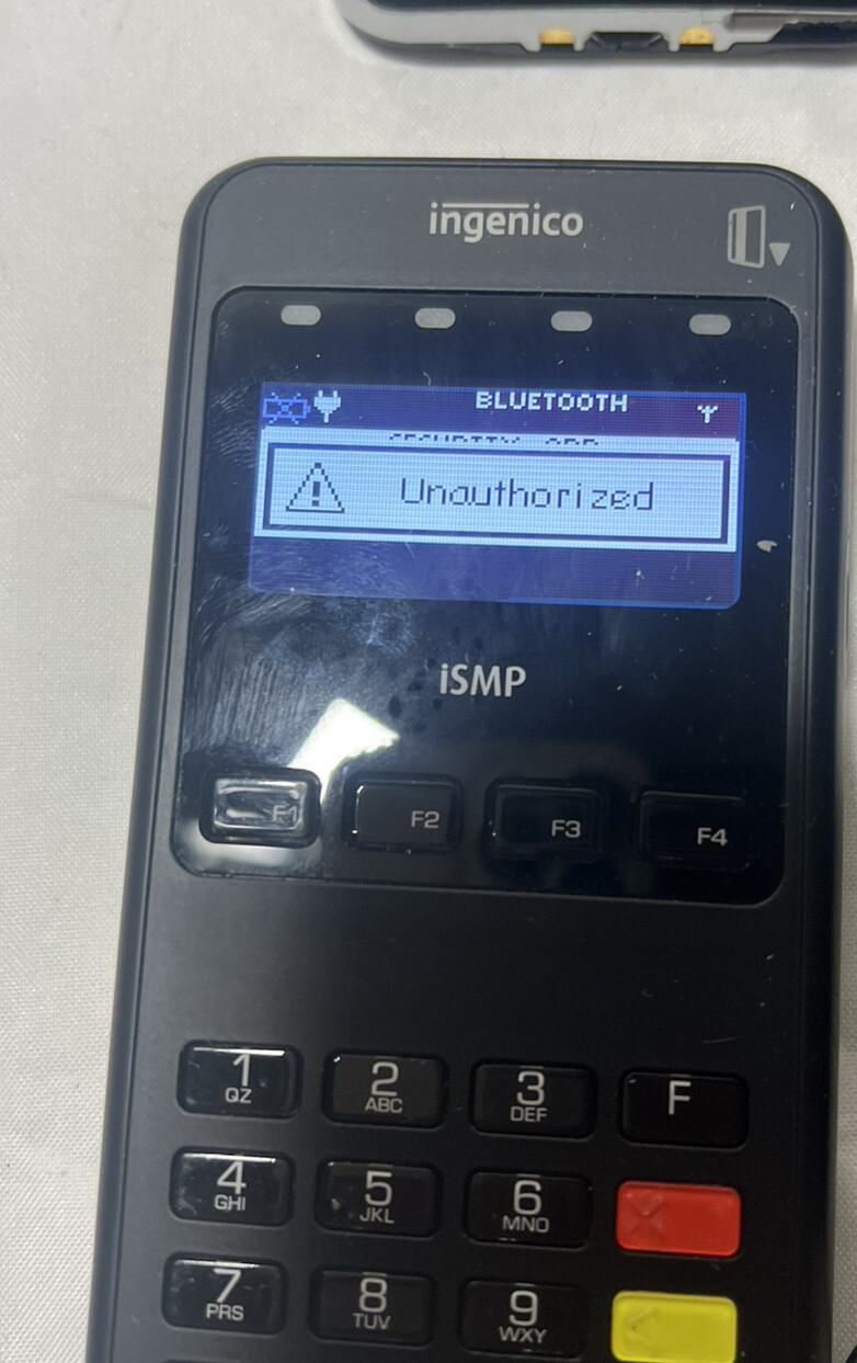 Lot 17 Ingenico iSMP Bluetooth Companion Wireless NFC Terminal IMP352 PARTS ONLY