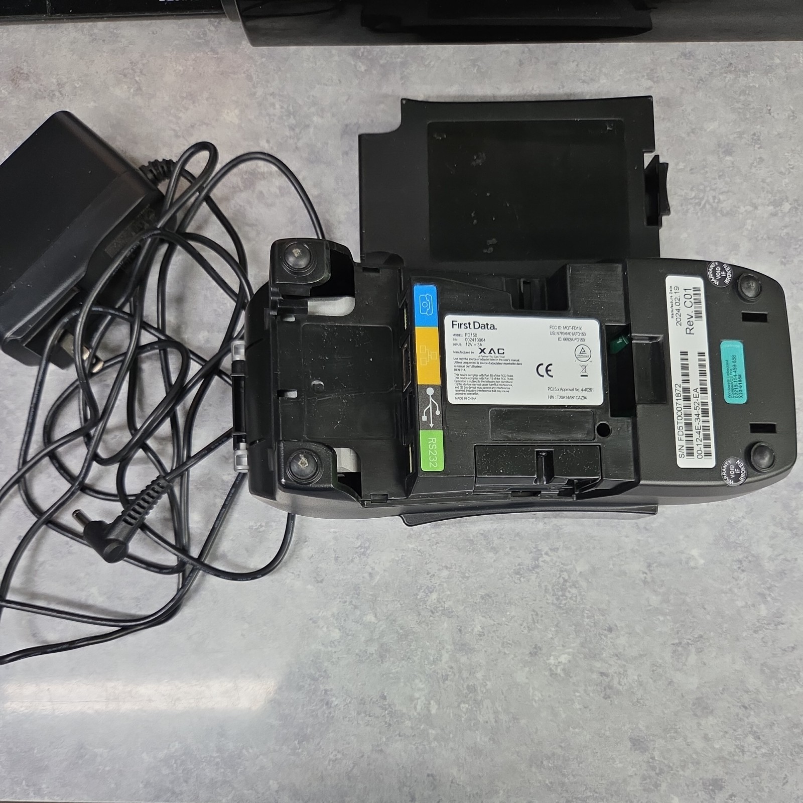 First Data FD150 EMV NFC Credit Card Machine