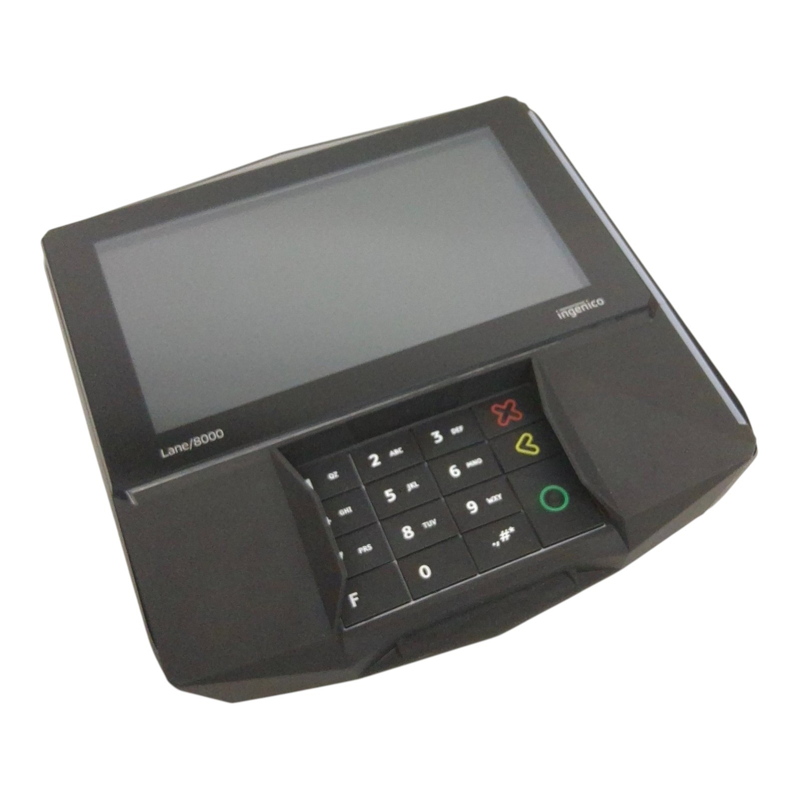 Lot of 2 Ingenico Lane/8000 Credit Card Terminals LAN800-USDGC04A – AS IS
