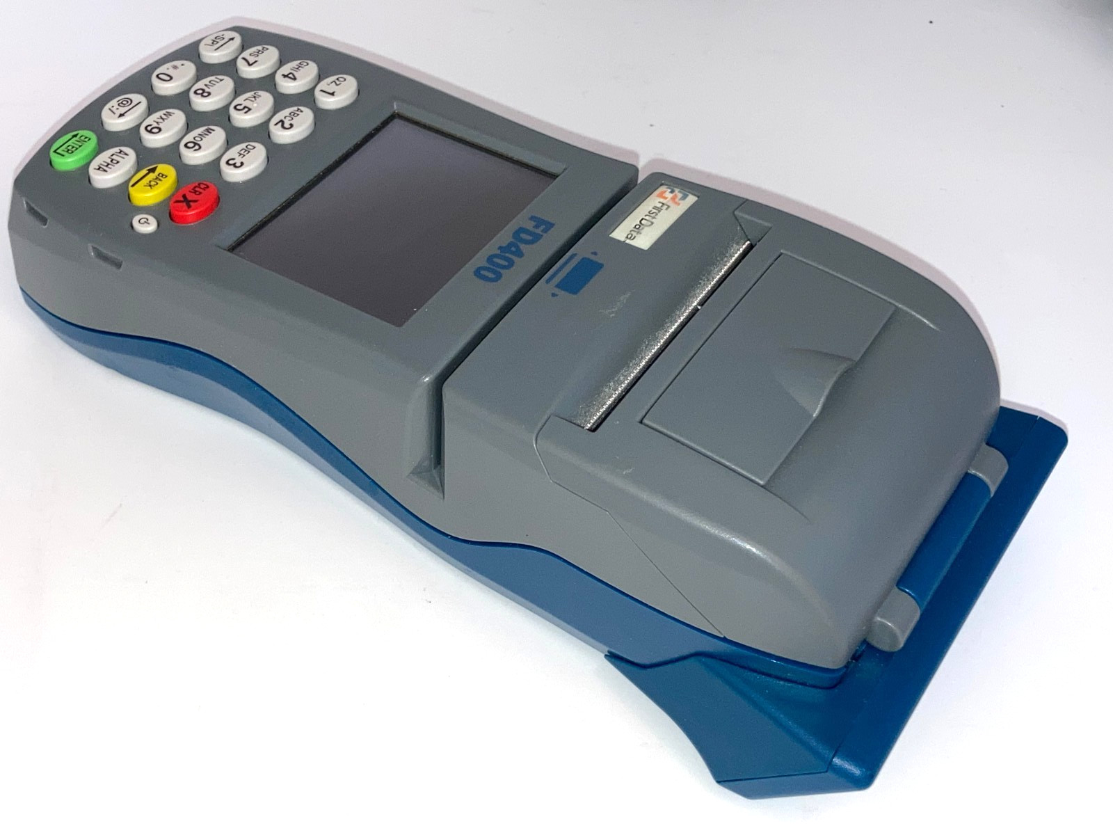 FIRST DATA FD-400 POINT OF SALE CREDIT DEBIT CARD POS MACHINE TERMINAL UNTESTED
