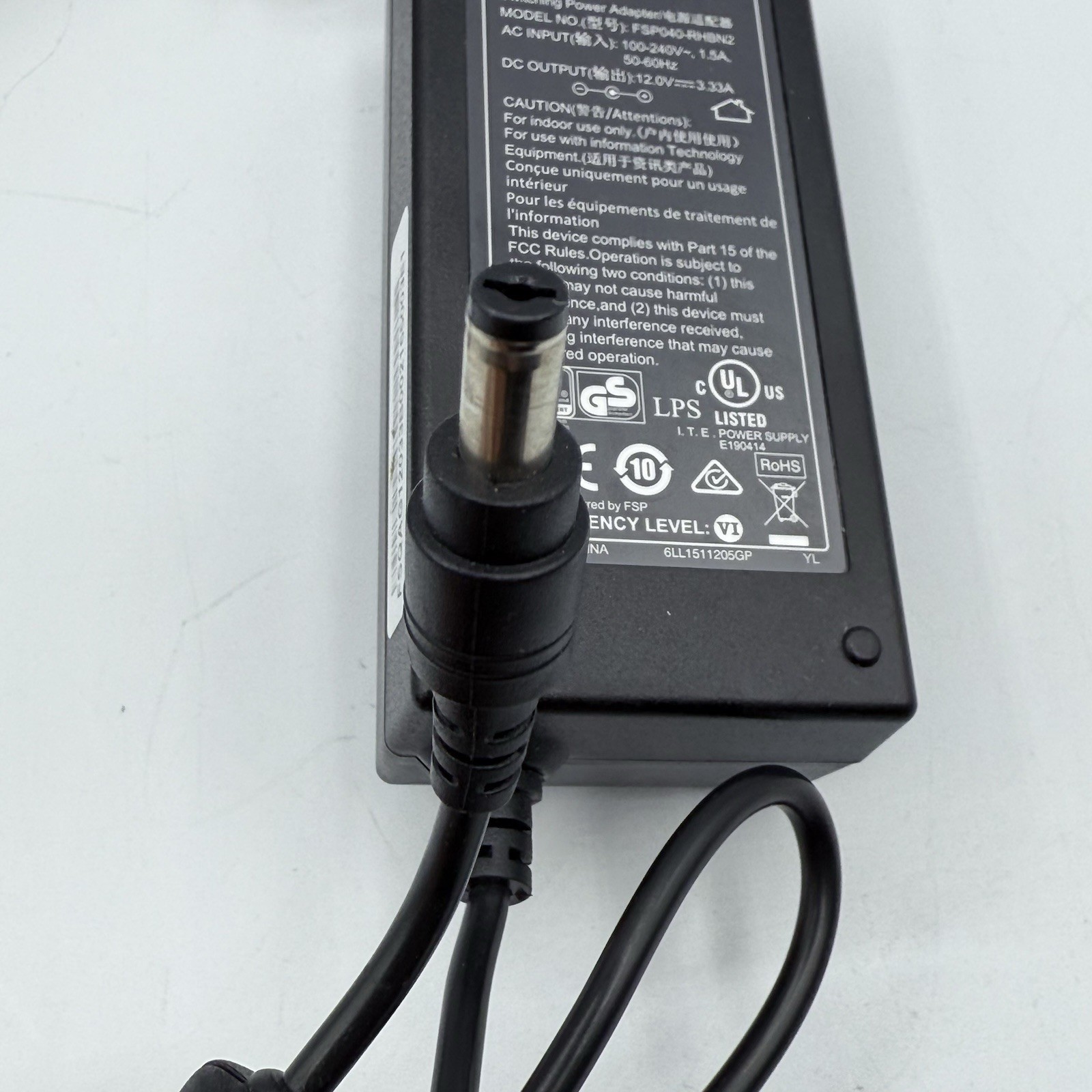 Clover Flex and Clover Mini Power Supply Cable Adapter with Cord FSP040-RHBN2
