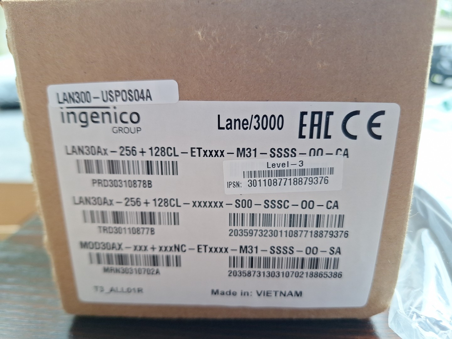 Ingenico LANE 3000 NEW