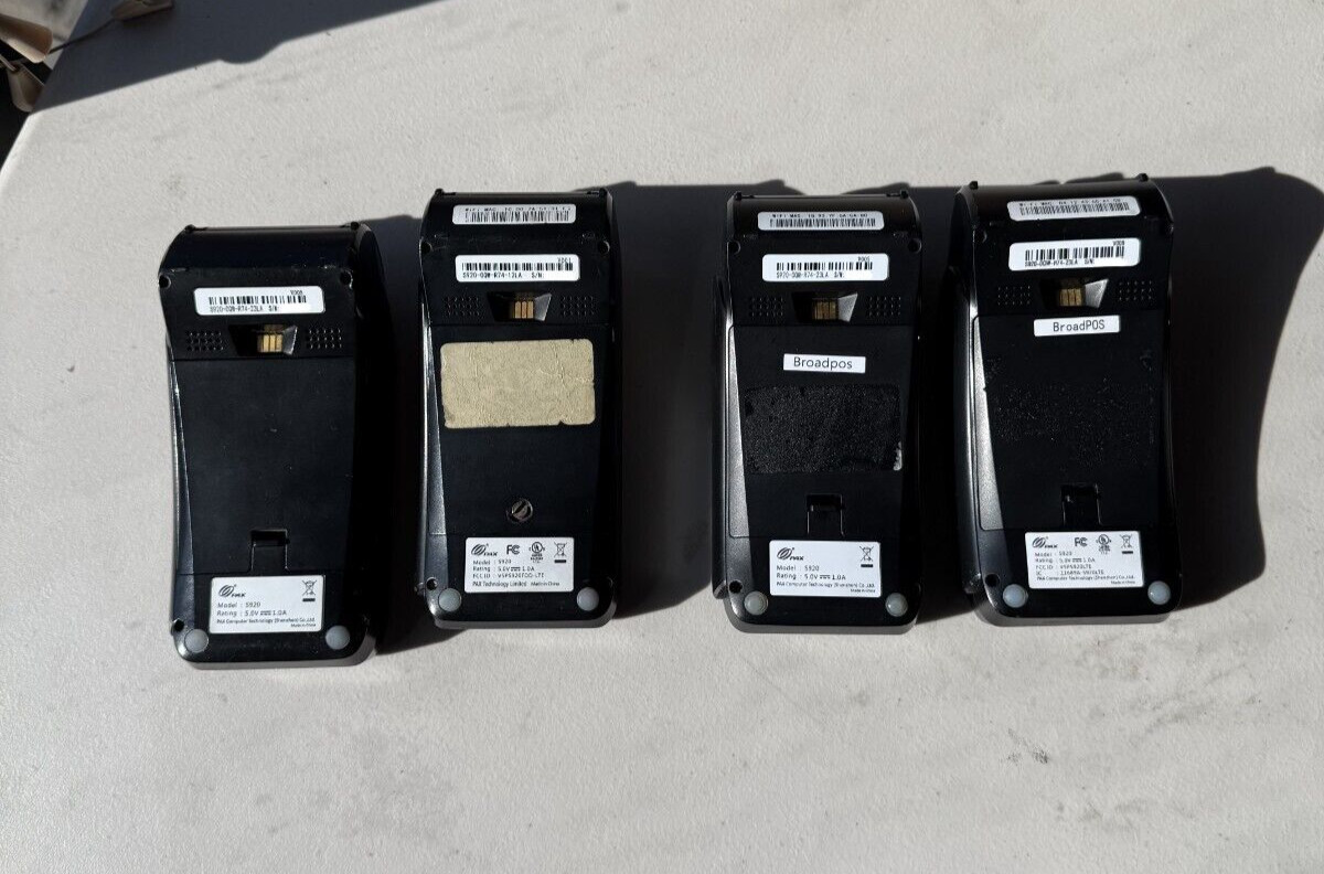 PAX S920 Credit Card Terminal *LOT OF 4* UNLOCKED