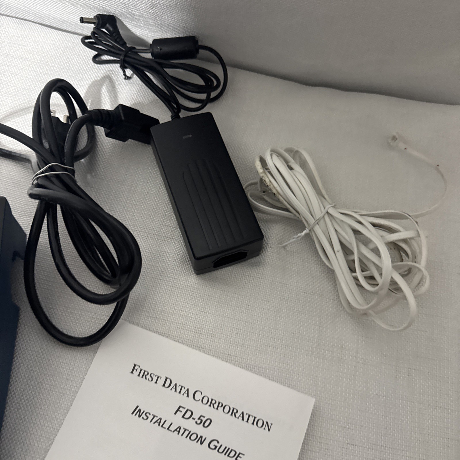 First Data FD-50 Credit Card Terminal Reader Machine User Tested And Works!
