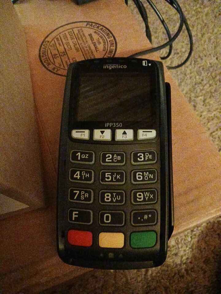 INGENICO IPP350-USBLU10A Credit Card Reader PAYMENT TERMINAL