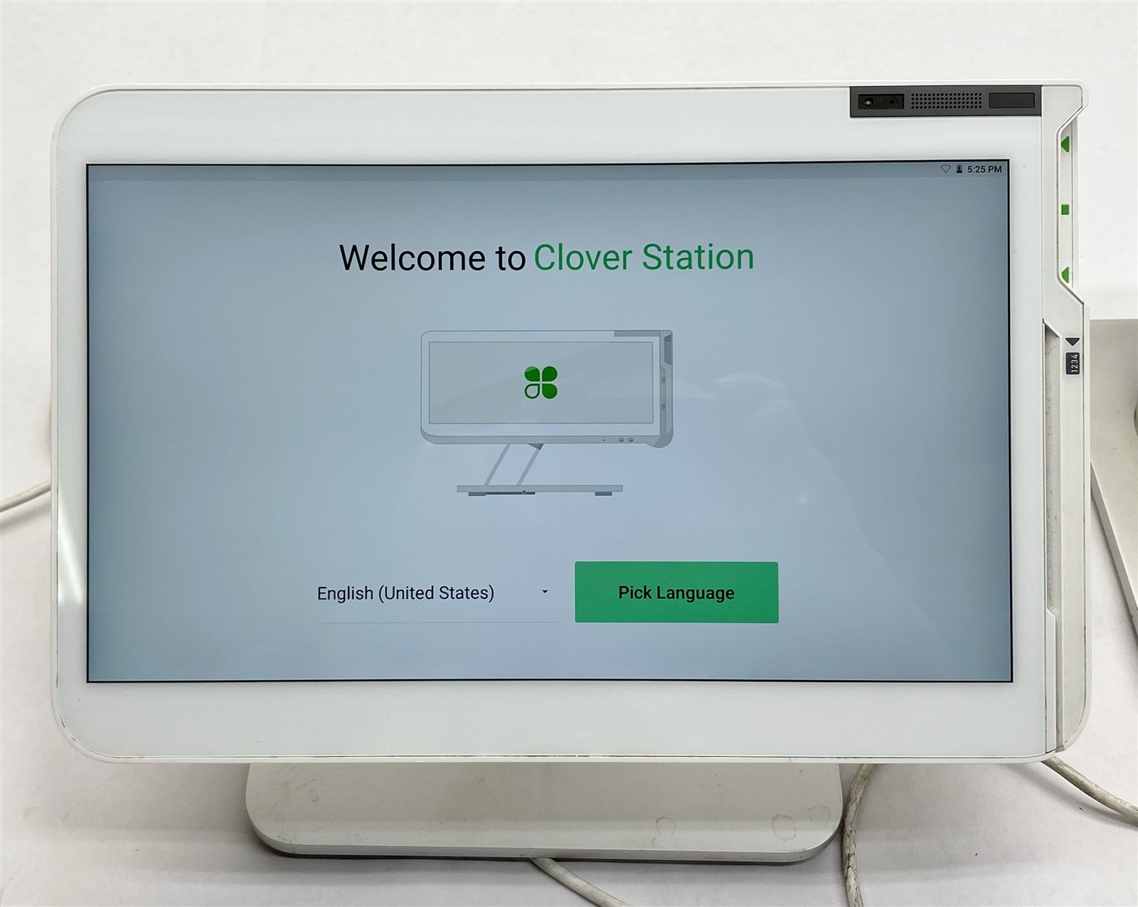 Clover Station C500 POS Point of Sale System w/ Printer P550 + H500 Hub + AC PS