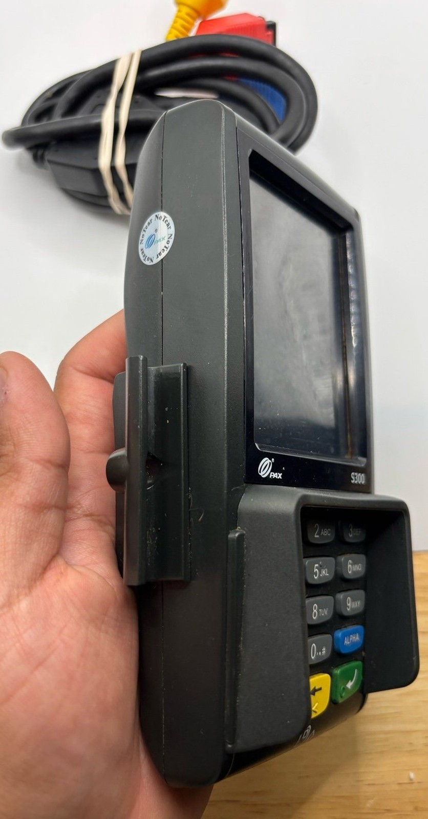 PAX S300 S300-000-364-02NA Credit Card Payment Terminal No Pen