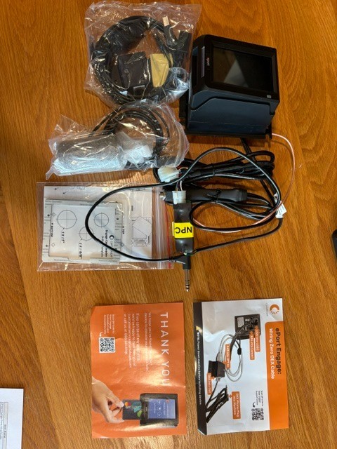 Eport Cantaloupe Engage Card Reader with Hardware Swipe/RFID/Contact/Touchscreen