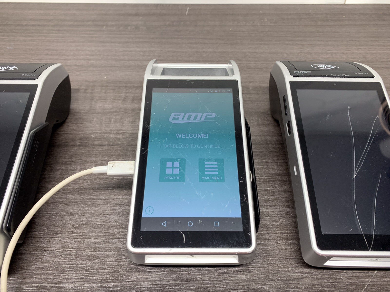LOT OF 3* AMP (Advanced Mobile Payment) Mobile Terminal – Model AMP 8000 | #Z134