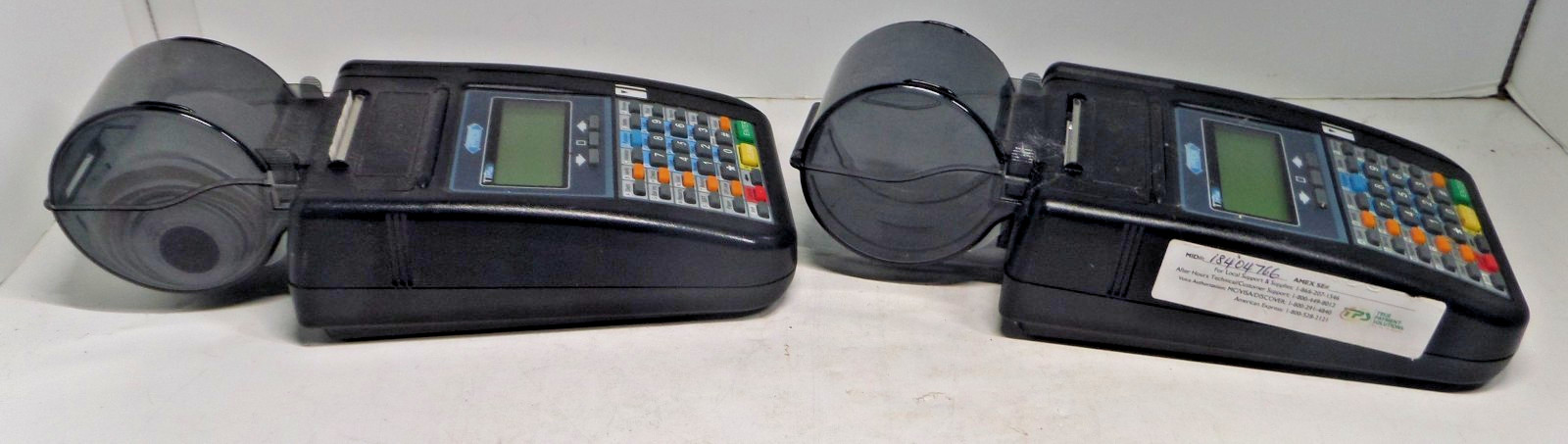 2x Hypercom T7Plus credit card terminals NO POWER SUPPLIES