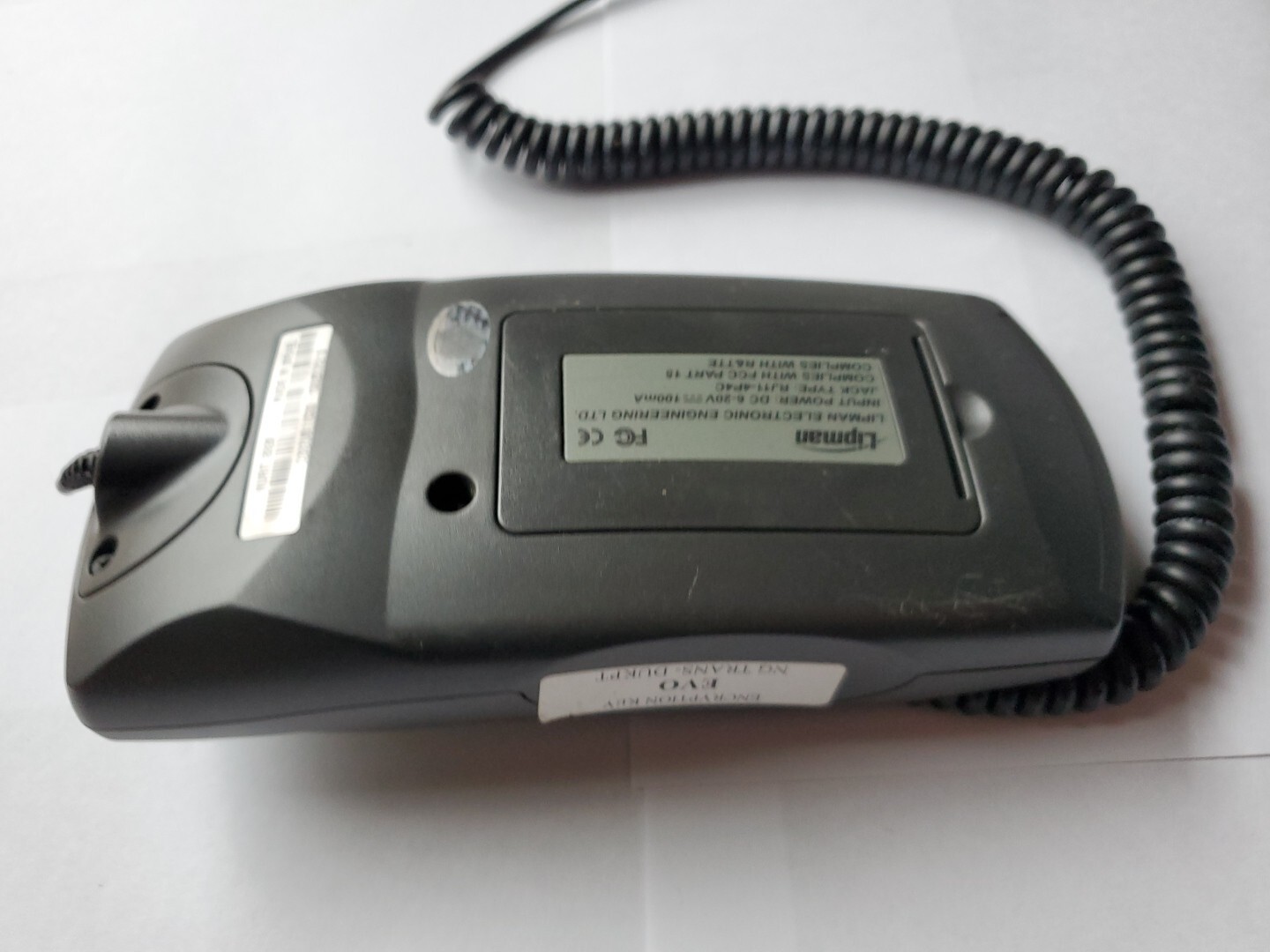 Lipman Nurit 292 Pin Pad ONLY Replacement With RJ11 Cord