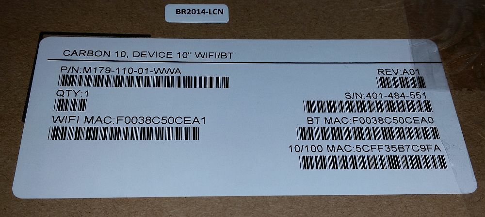 Verifone Carbon10 Pos System NEW IN OPEN BOX