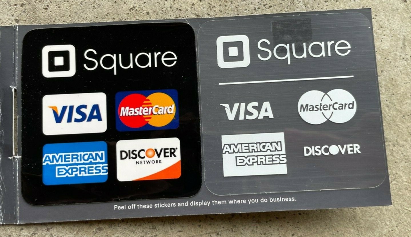 NEW SQUARE CREDIT CARD READER for Apple+Android Visa Discover MasterCard AmEx