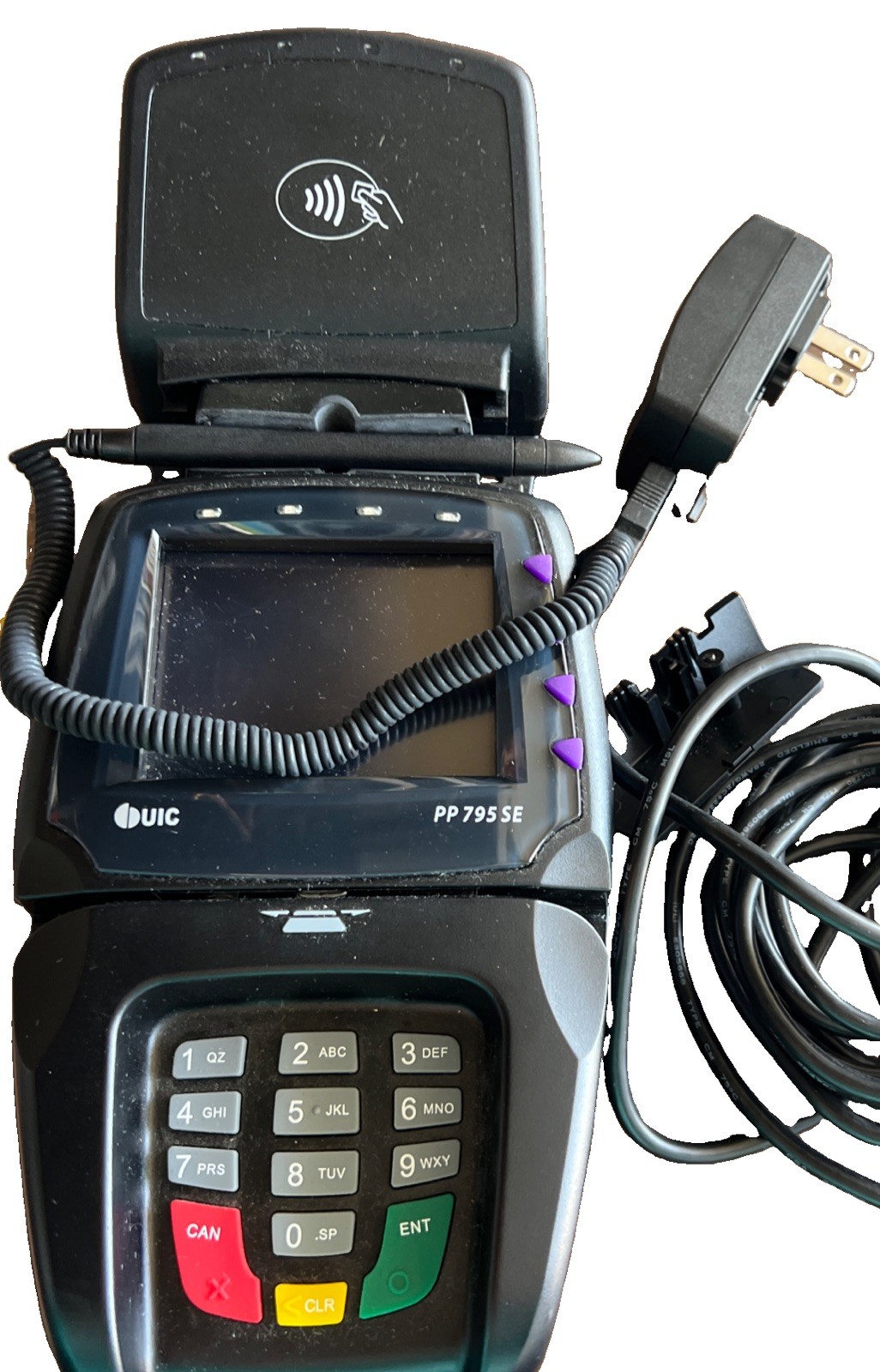 Bulk Lot 8x UIC PP795 SE Secure Countertop Credit Card Terminals w/ Cables