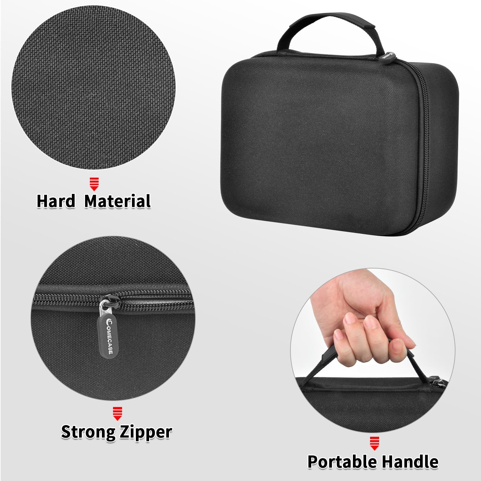 Mobile POS Case for Square Terminal Reader – Storage Holder with Charger & 5 Rec
