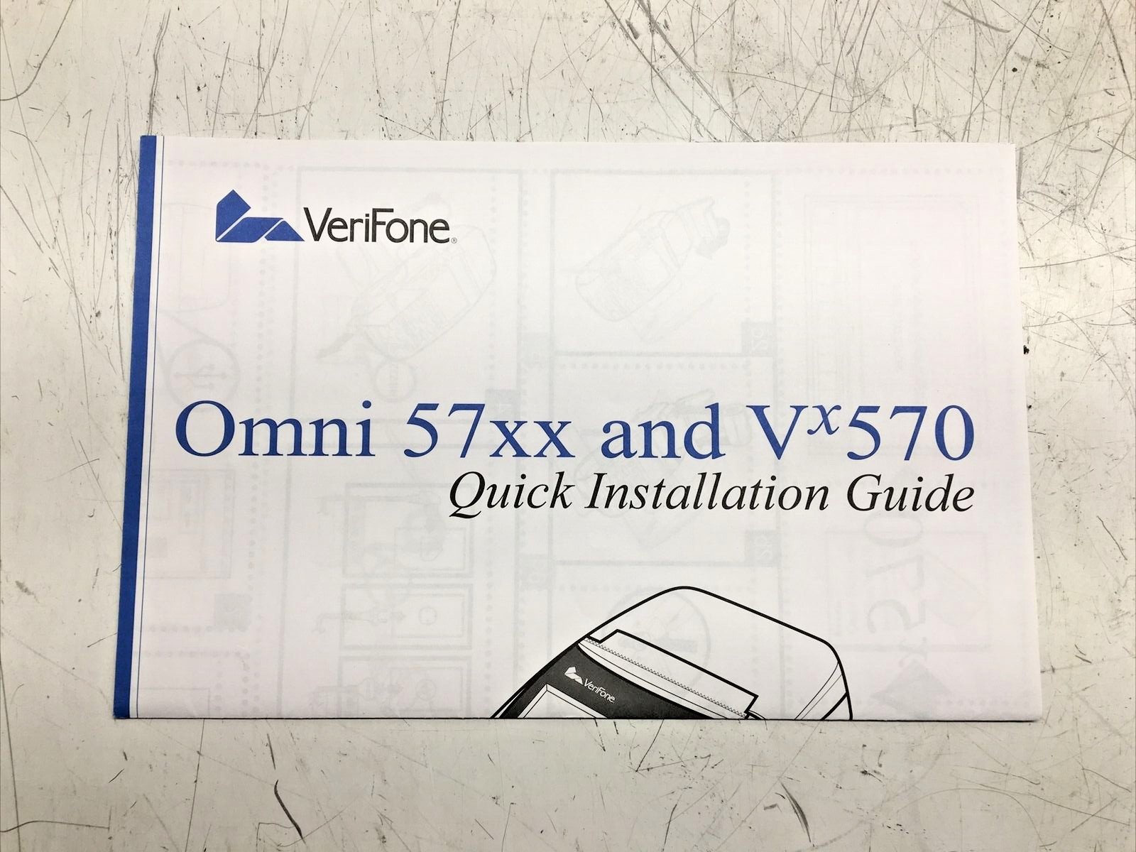 VERIFONE VX570/05700 Credit Card Reader 8MF/4MS 10BT/HS