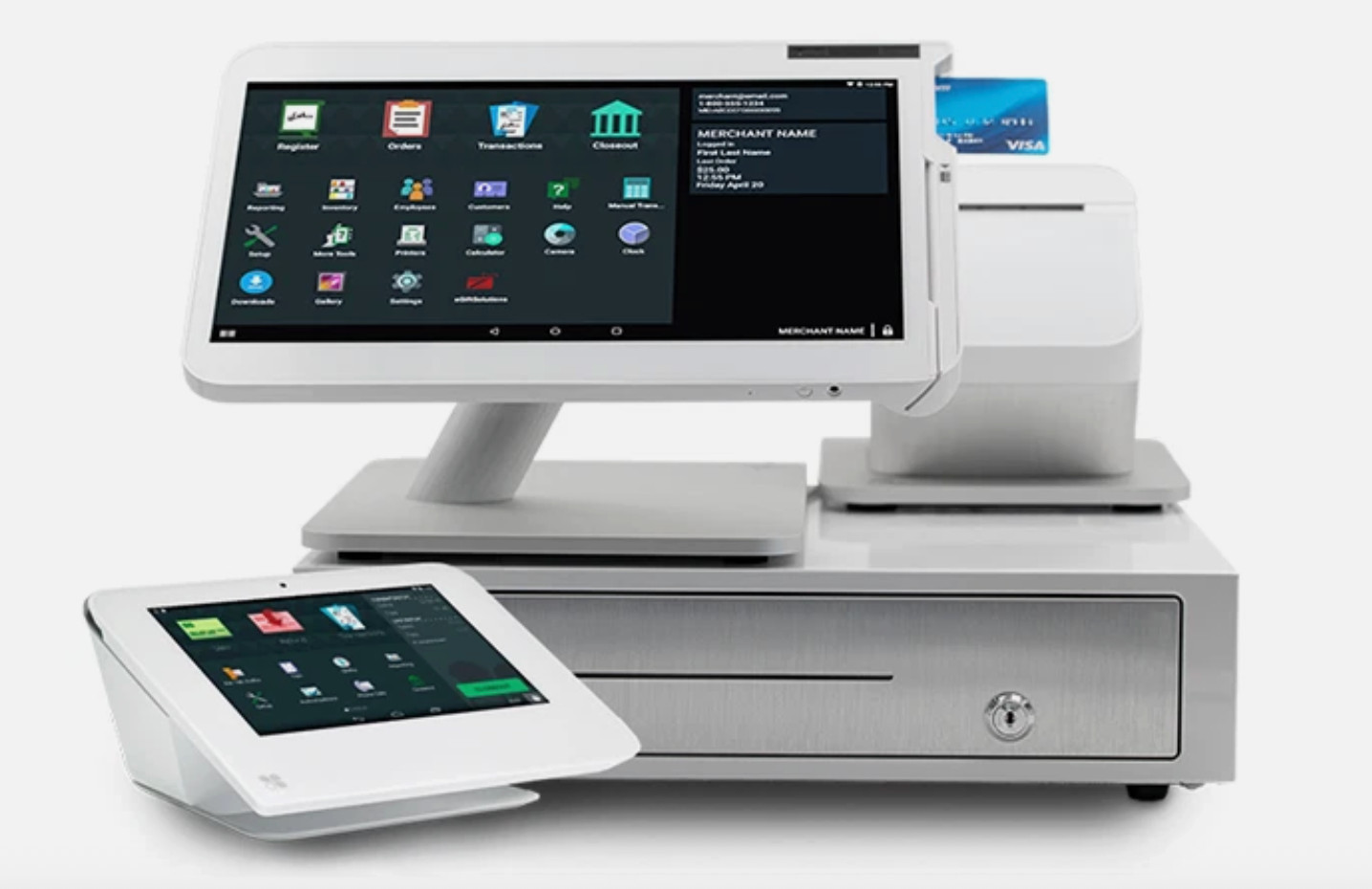 Brand New Clover Station POS Terminal System Duo Full Bundle Unlocked in Box