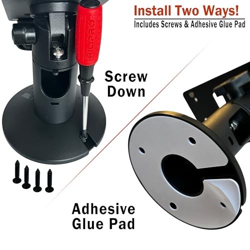 Swivel Stand for Credit Card Payment Machines – Desk Holder for POS Systems, Con