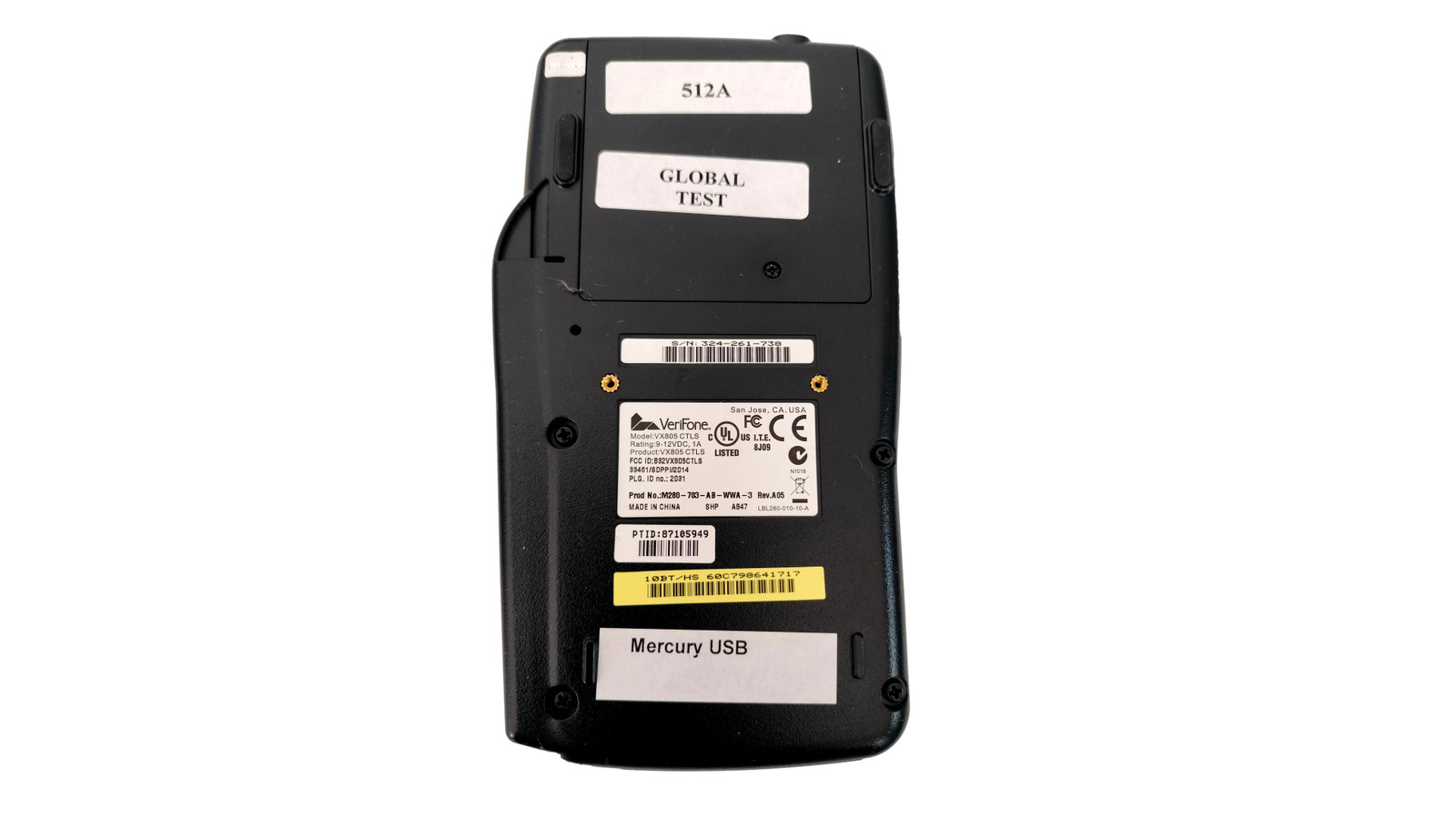 VeriFone VX805 CTLS Pin Pad Chip/Card Reader