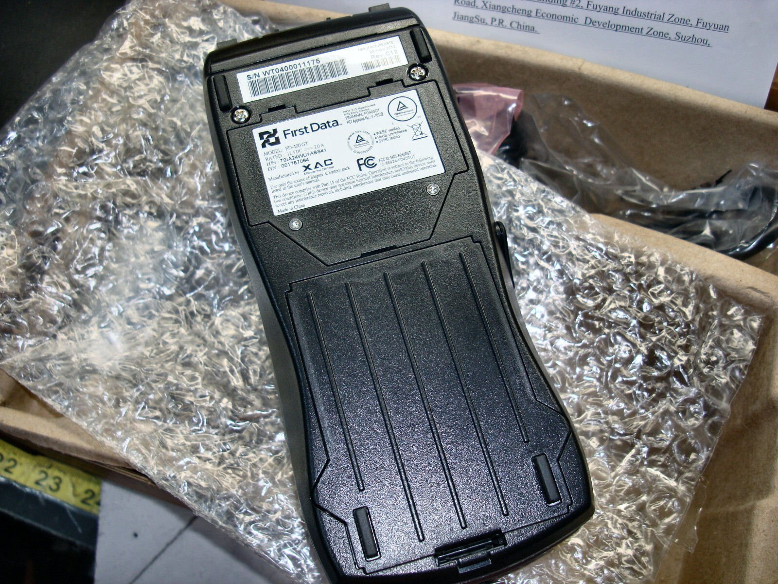 First Data FD400GT GPRS Wireless Terminal Convenient Business Transactions Mint