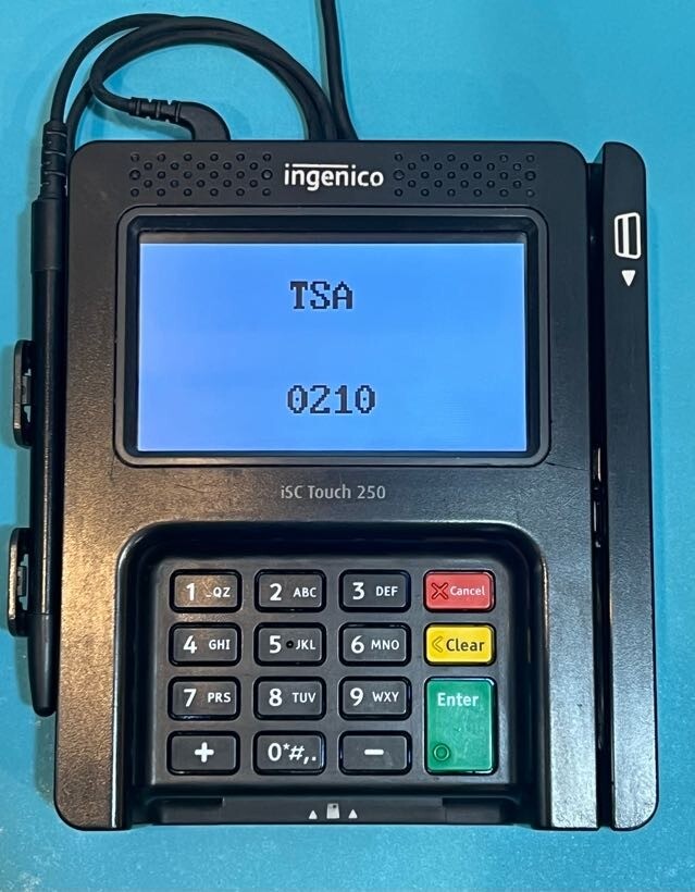 Ingenico (LOT OF 10!) Card Reader ISC250-V4 w/ Pen (Power cables not included)