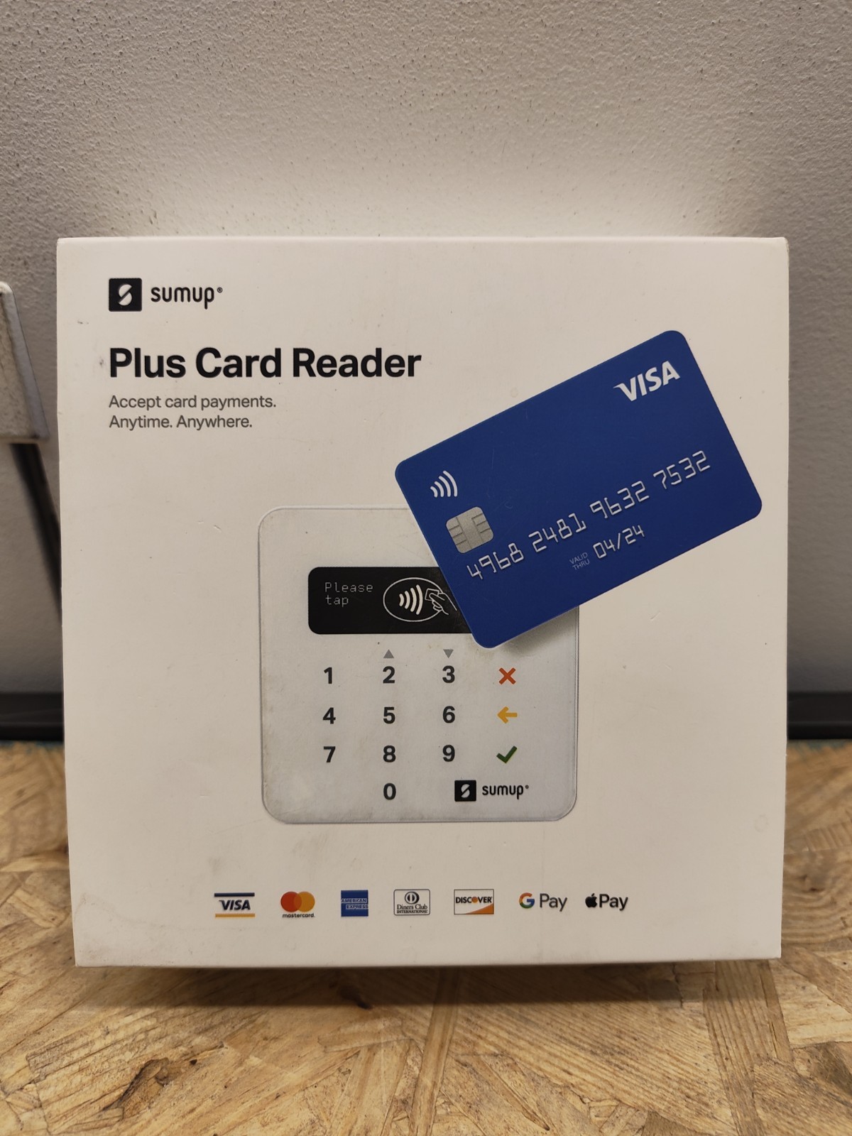 Sumup Plus Card Reader Bluetooth Card Reader Contactless NFC Payments