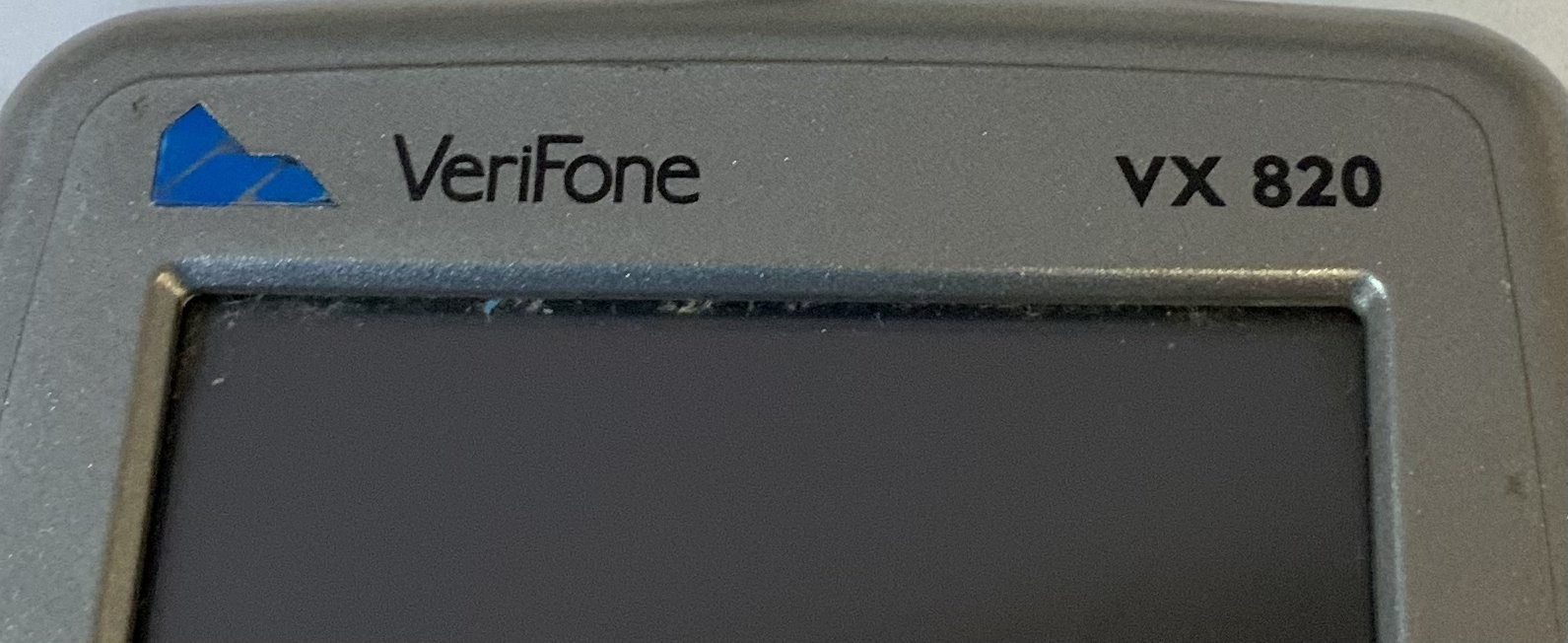 VeriFone VX820 Credit/Debit Card POS Terminal with Cable, Silver “U1C”