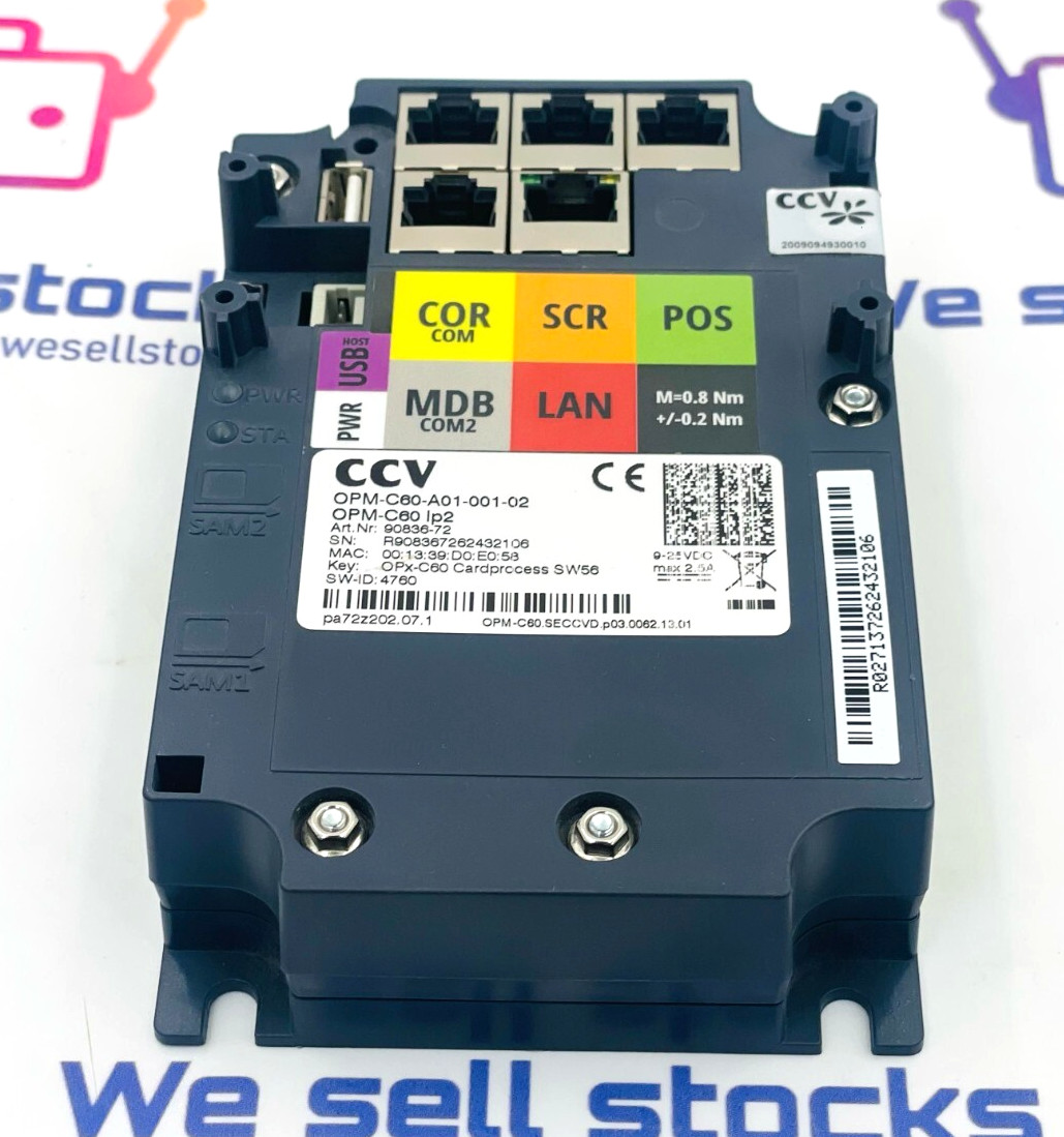 CCV OPM-C60-A01-001-02 Terminal Control Module OPM-C60IP2 (Used)