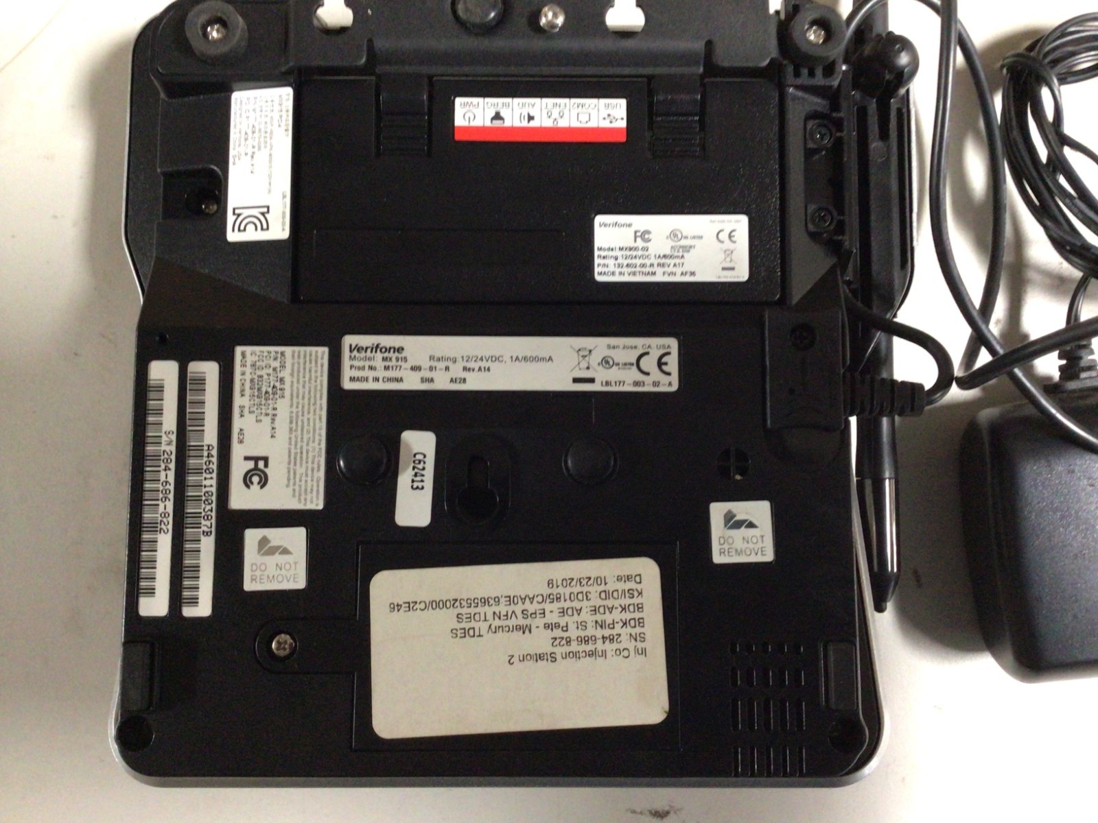 VeriFone MX 915 Credit Card Pinpad Payment Terminal M177-409-01-R